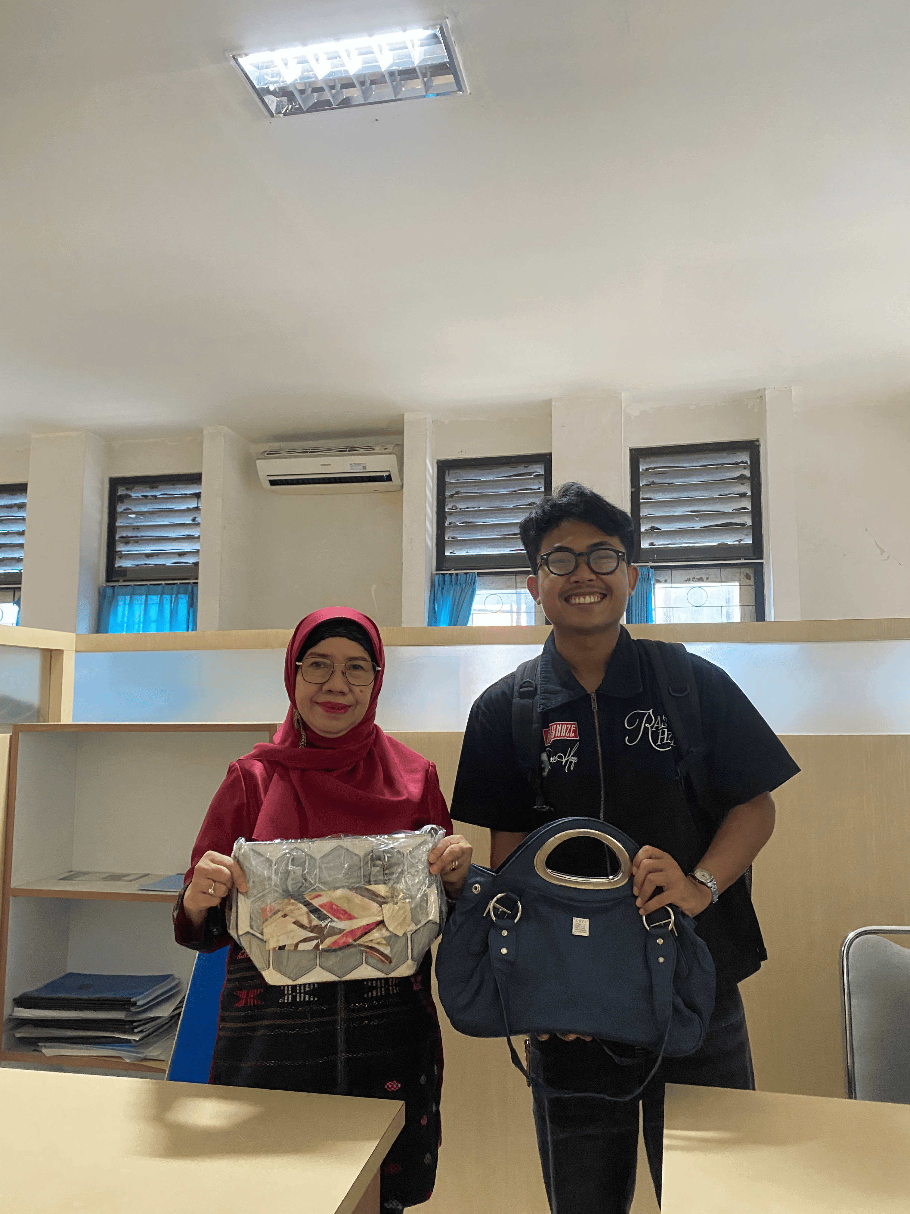 Cuci Tas hasil cuci sepatu Pioneer