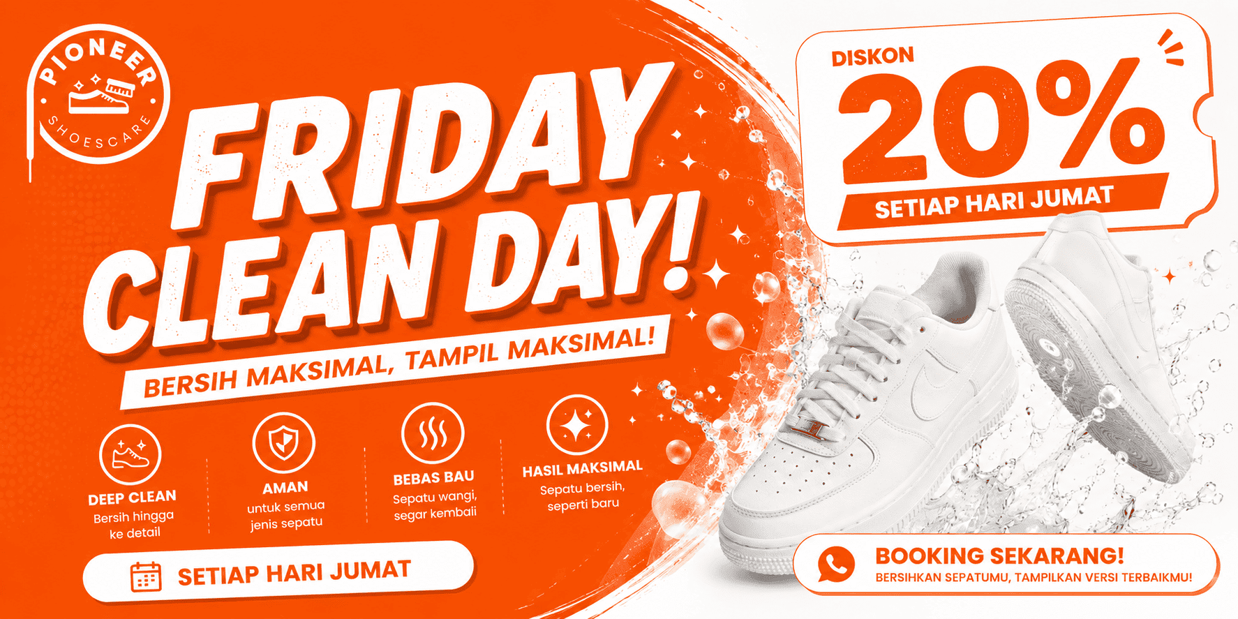 Friday Clean Day Pioneer Shoe Care